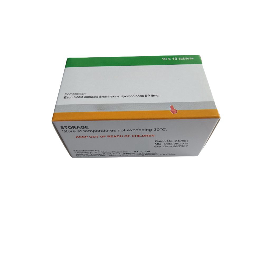 Bromhexine HCL Tablets 8mg
