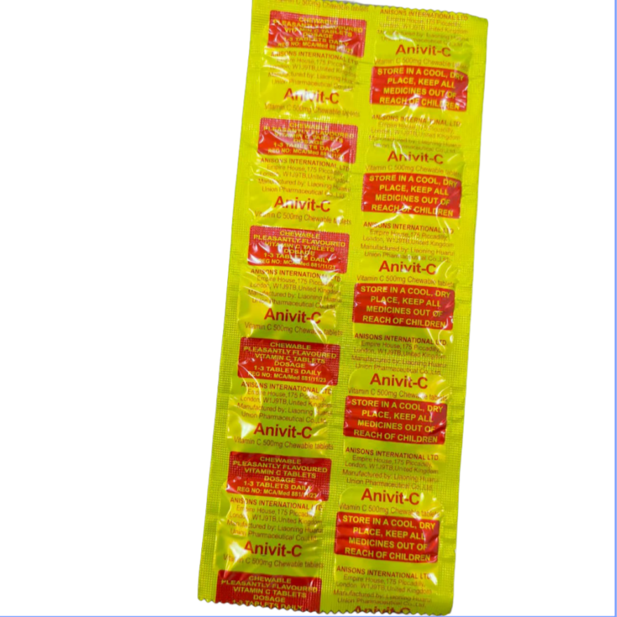Vitamin C Chewable Tablets 500mg