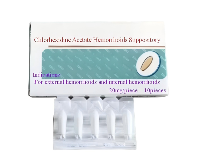 Chlorhexidine Acetate Hemorrhoids Suppository