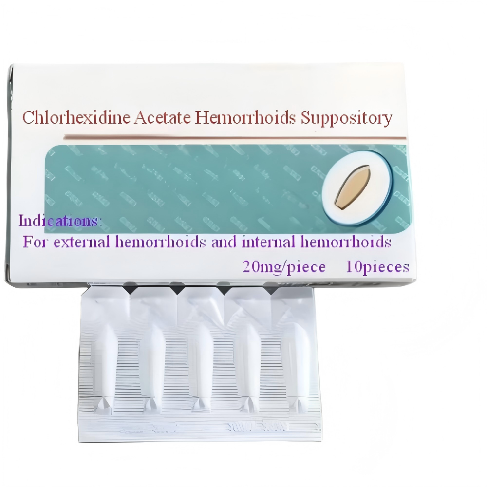 Chlorhexidine Acetate Hemorrhoids Suppository