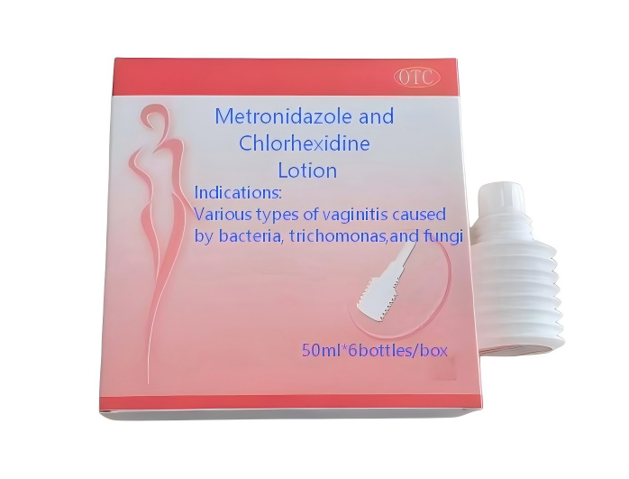 Metronidazole and Chlorhexidine Lotion