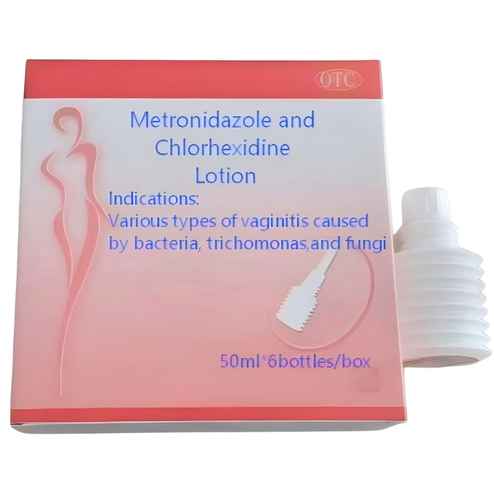 Metronidazole and Chlorhexidine Lotion